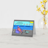 CARTE LE PARTI DE LA VIE DE TRIXY (Fleur jaune)