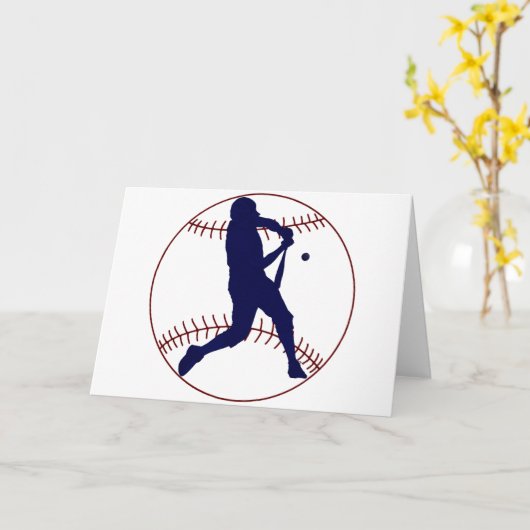 Carte Le passe-temps favori de l'Amérique (Fleur jaune)