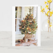 CARTE **LE PAYS D'ORIGINE DESCENDANTE VOUS SOUHAITE* (Fleur jaune)