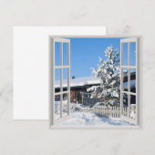 Carte Le paysage hivernal (Devant / Derrière)