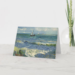 Carte Le paysage marin de Van Gogh aux Saintes Maries de