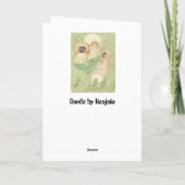 Carte Le Pekingese Et Le Miroir (Dos)