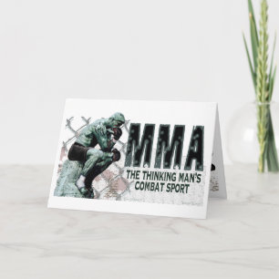 Carte Le penseur de MIXED MARTIAL ART