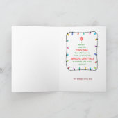 Carte Le Père Noël fait la sieste (Intérieur)