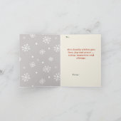 Carte Le Père Noël traditionnel Editable (Intérieur)