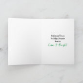 Carte Le petit arbre de Noël dans la forêt (Intérieur)