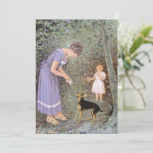 Carte Le Petit Chien Goulu par Guido Marzulli, Réalisme 