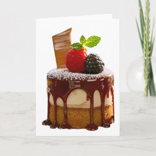 Carte Le petit dessert cylindrique élégant de SlipperyJo