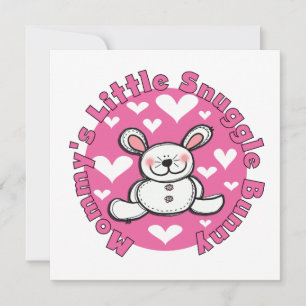 Carte Le petit lapin de la petite poupée de maman