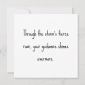 Carte Le phare de l'espoir (Dos)