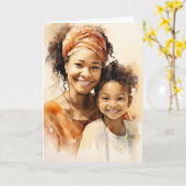 Carte Le phare de l'humilité : Fête des mères (Fleur jaune)