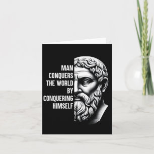 Carte Le Philosophe Stoïque Zeno De Citium Citation Moti