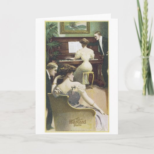 Carte Le piano de Harvard (Devant)