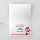 Carte Le pickball de Noël (Intérieur)