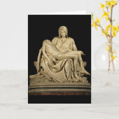 Carte Le Pieta de Michaël Angelo (Fleur jaune)