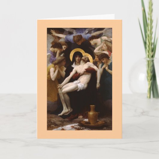 Carte Le Pieta par Bouguereau (Devant)