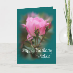 Carte Le PK KO rose et bourgeons sur la sarcelle d'hiver