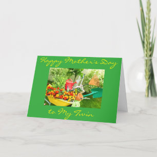 CARTE LE PLAISIR DU JOUR-GARDENER DE LA MÈRE TWIN