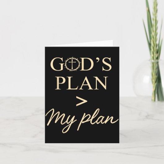 Carte Le plan de Dieu > Mon plan (Devant)
