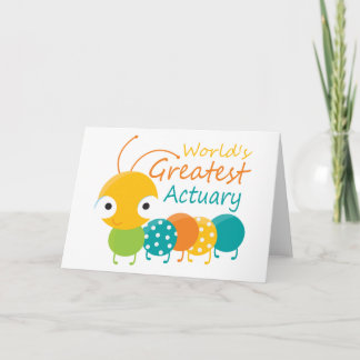 Carte Le plus grand actuaire du monde