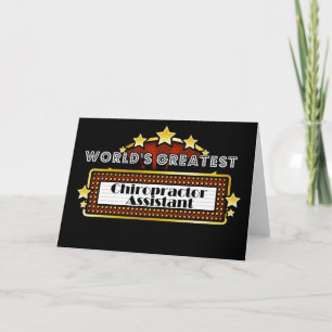 Carte Le plus grand assistant du chiroprakteur du monde