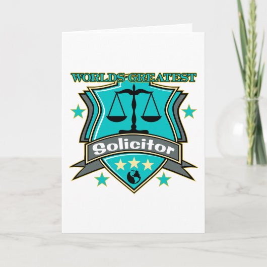 Carte Le plus grand avocat-conseil du monde juridique (Devant)