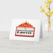 Carte Le plus grand avocat du monde (Fleur jaune)