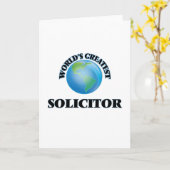 Carte Le plus grand avocat du monde (Fleur jaune)