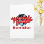 Carte Le plus grand Barrister du monde (Fleur jaune)