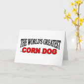 Carte Le plus grand chien de maïs du monde (Fleur jaune)
