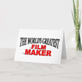 Carte Le plus grand cinéaste du monde