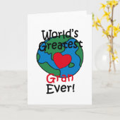 Carte Le plus grand coeur du monde (Fleur jaune)