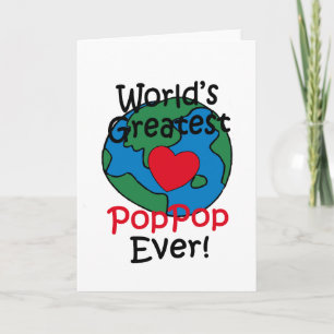 Carte Le plus grand coeur pop pop du monde