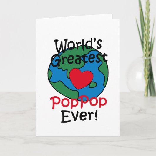 Carte Le plus grand coeur pop pop du monde (Devant)