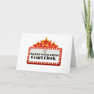 Carte Le plus grand commis de cour du monde