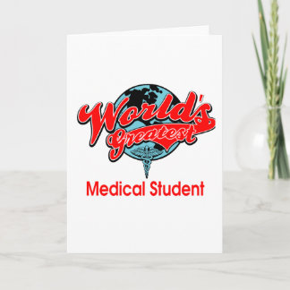 Carte Le plus grand étudiant en médecine du monde
