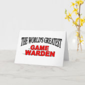 Carte Le plus grand gardien de jeu du monde (Fleur jaune)