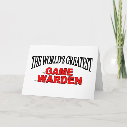 Carte Le plus grand gardien de jeu du monde (Devant)