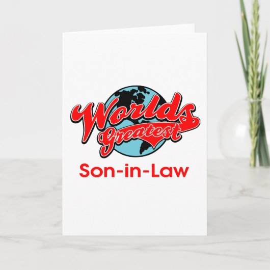 Carte Le plus grand gendre du monde (Devant)