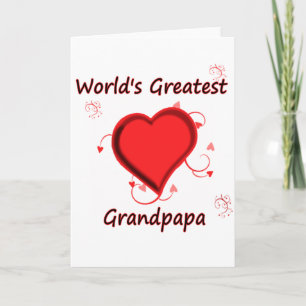 Carte Le plus grand grand-père du monde