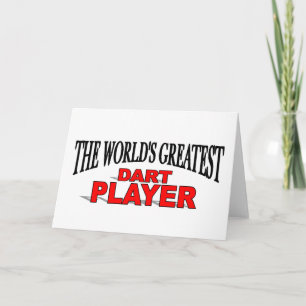 Carte Le plus grand joueur de fléchettes du monde