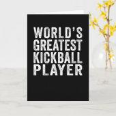 Carte Le plus grand joueur de kickball du monde (Fleur jaune)