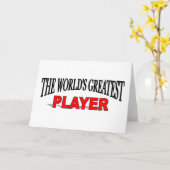 Carte Le plus grand joueur du monde (Fleur jaune)