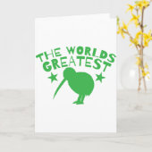 Carte Le PLUS GRAND KIWI du monde (Nouvelle Zélande (Fleur jaune)