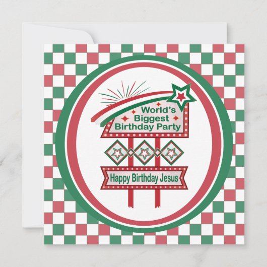 Carte Le plus grand marquee de fête d'anniversaire au mo (Devant)