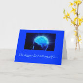 Carte Le Plus Grand Mensonge Que Je Me Dis Est... (Fleur jaune)