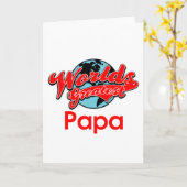 Carte Le plus grand papa du monde (Fleur jaune)