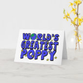 Carte Le plus grand pavot du monde (Fleur jaune)