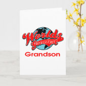 Carte Le plus grand petit-fils du monde (Fleur jaune)