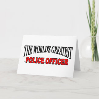 Carte Le plus grand policier du monde